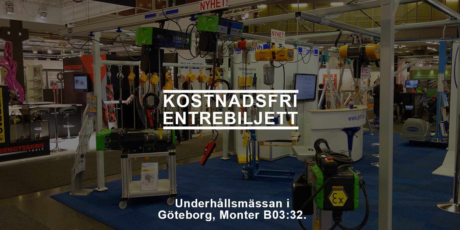 Besök oss på Underhållsmässan i Göteborg 13-16/3 2018