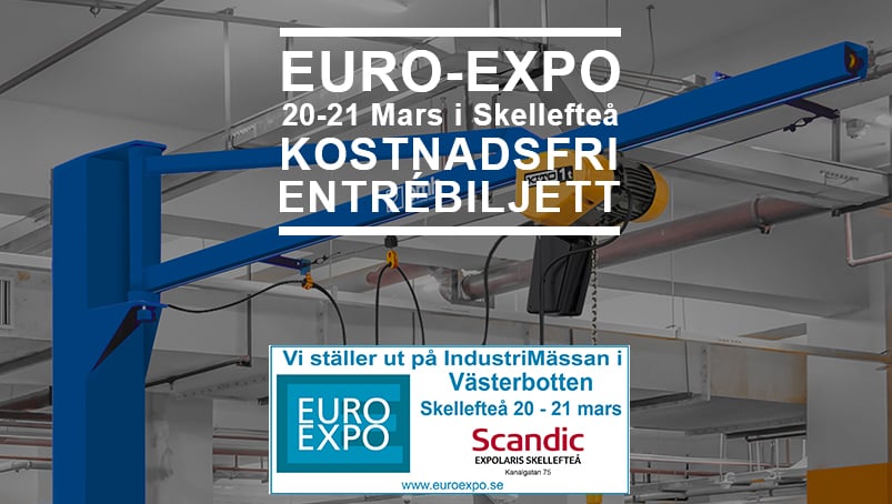 Besök oss på Euro-Expo 20-21 Mars i Skellefteå